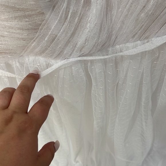 NEW White Sweetheart Lace Up Dress - Picture 11 of 17